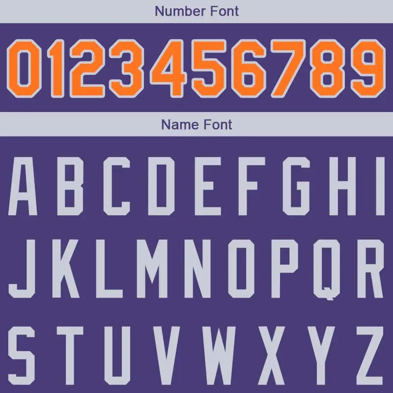 Custom Stitched Basketball Jersey for Men, Women And Kids Purple-Orange-White enthsush