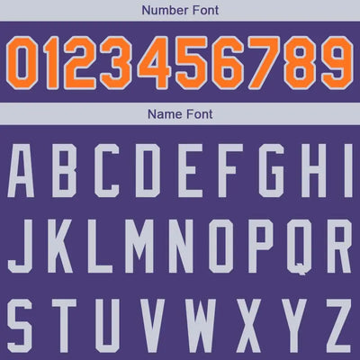Custom Stitched Basketball Jersey for Men, Women And Kids Purple-Orange-White enthsush