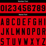 Custom Red Sweatshirt Hoodie For Men Women Girl Boy Print Your Logo Name Number