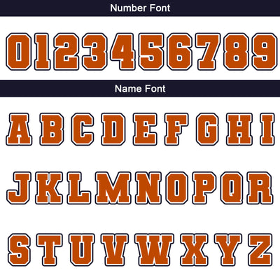 Custom White Navy Orange Waterproof Varsity Jackets Personalized Stitched Name Number Logo to Letterman Jackets enthsush