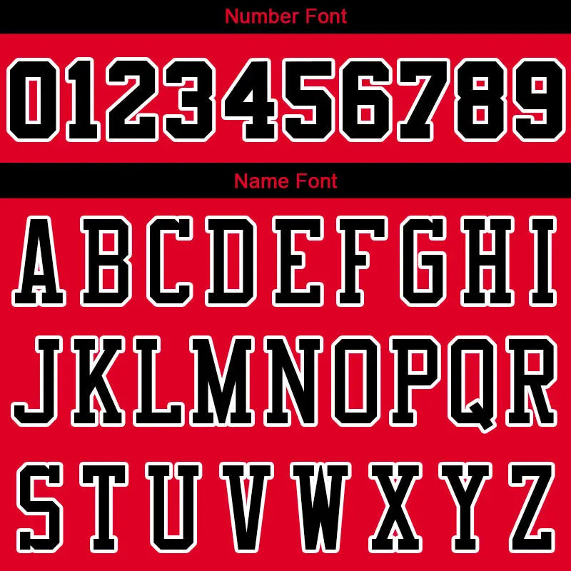 Custom Stitched Basketball Jersey for Men, Women And Kids Red-Black-White enthsush