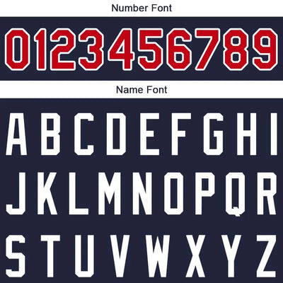 Custom Stitched Basketball Jersey for Men, Women And Kids Navy-Red-White enthsush