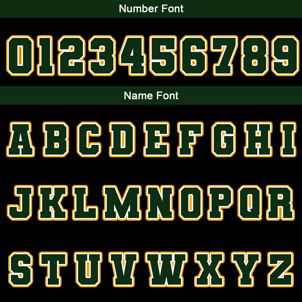 Custom Black Drak Green Yellow Waterproof Varsity Jackets Personalized Stitched Name Number Logo to Letterman Jackets enthsush
