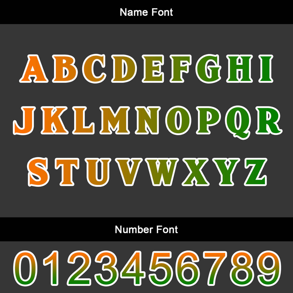 Custom Orange Green Soccer Jerseys for Men Women Personalized Soccer Uniforms for Adult and Kid enthsush