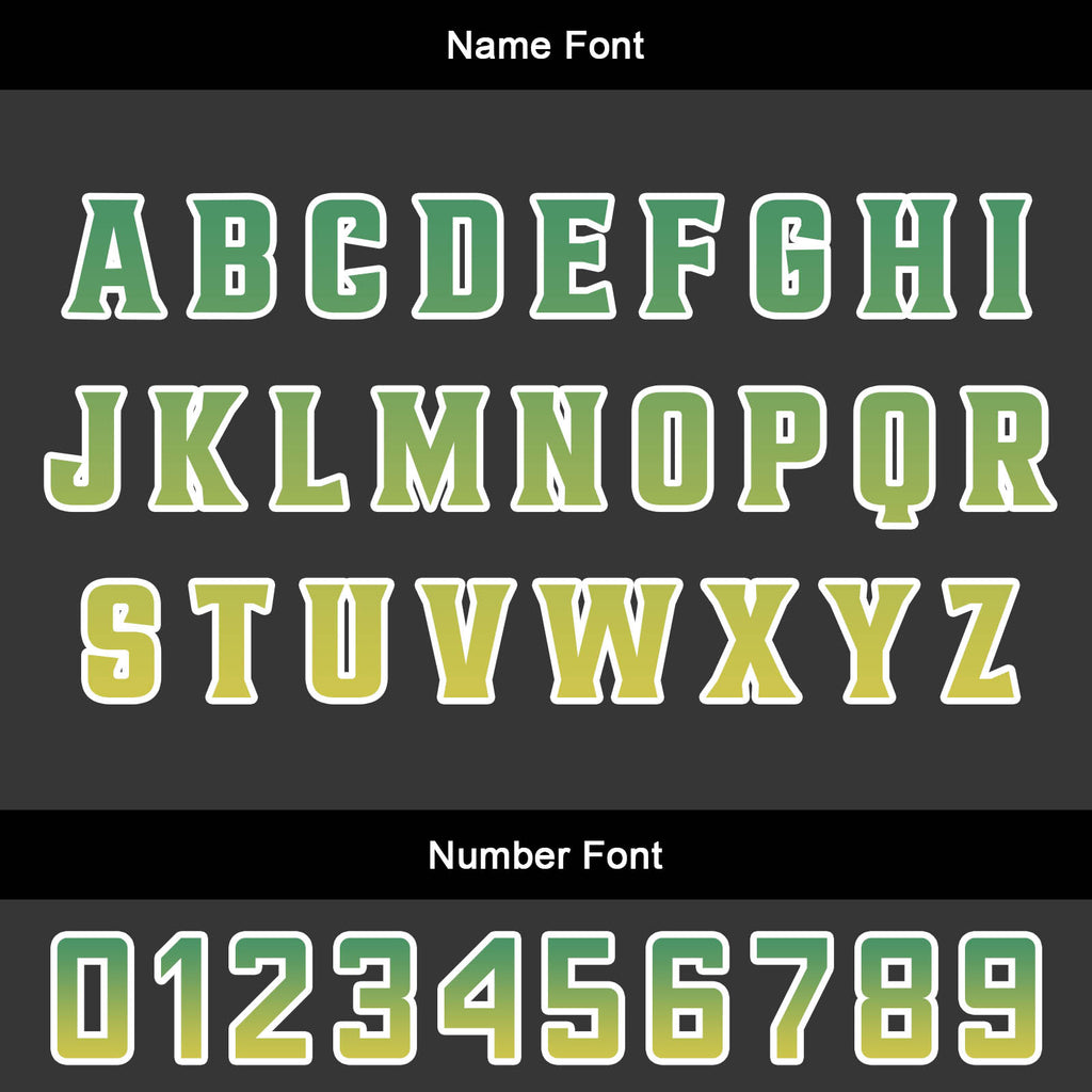 Custom Green Basketball Jersey Uniform Suit Printed Your Logo Name Number enthsush