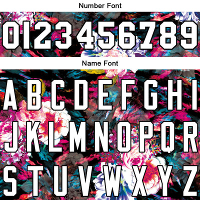Custom Long Sleeve Windbreaker Jackets Uniform Printed Your Logo Name Number Flower enthsush