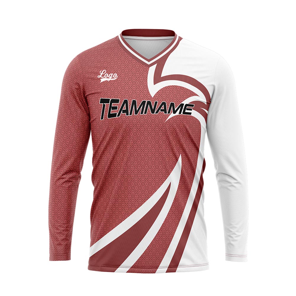 Custom Meat Powder Basketball Soccer Football Shooting Long T-Shirt for Adults and Kids enthsush