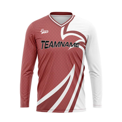 Custom Meat Powder Basketball Soccer Football Shooting Long T-Shirt for Adults and Kids enthsush