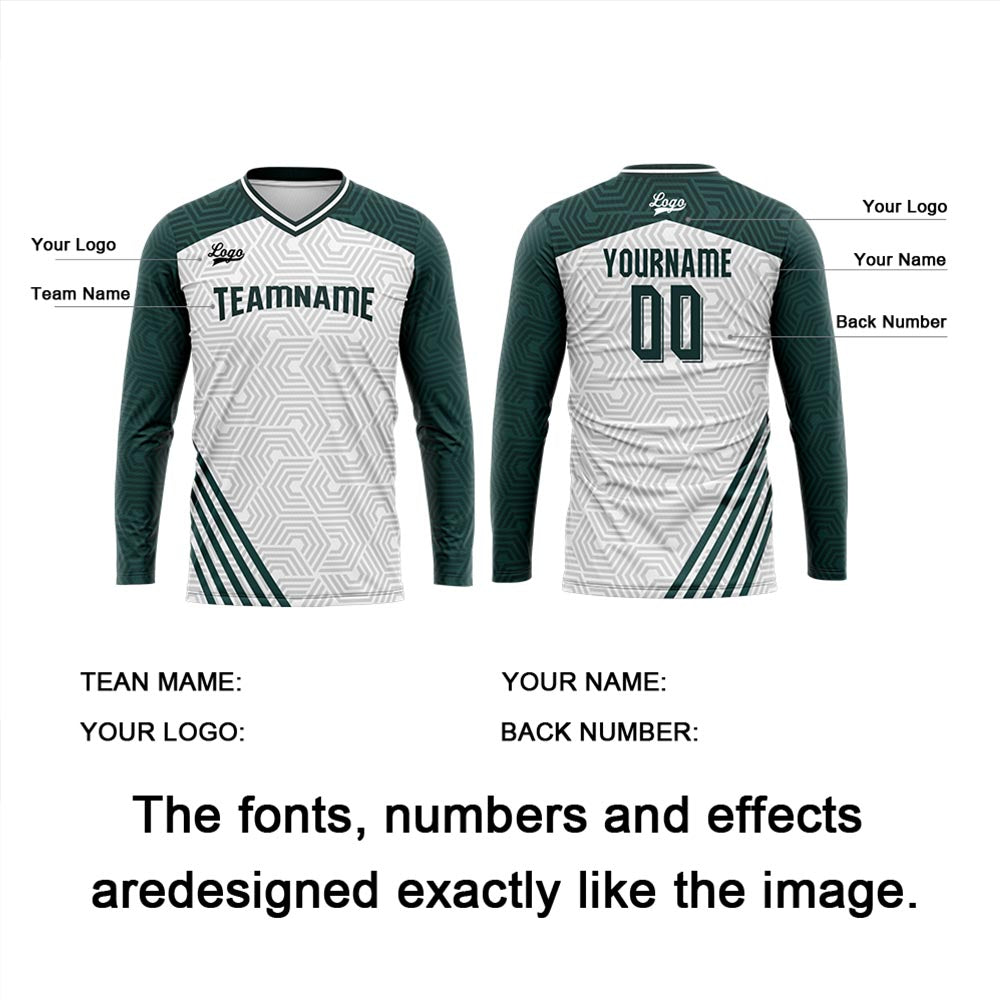 Custom Teal Basketball Soccer Football Shooting Long T-Shirt for Adults and Kids enthsush