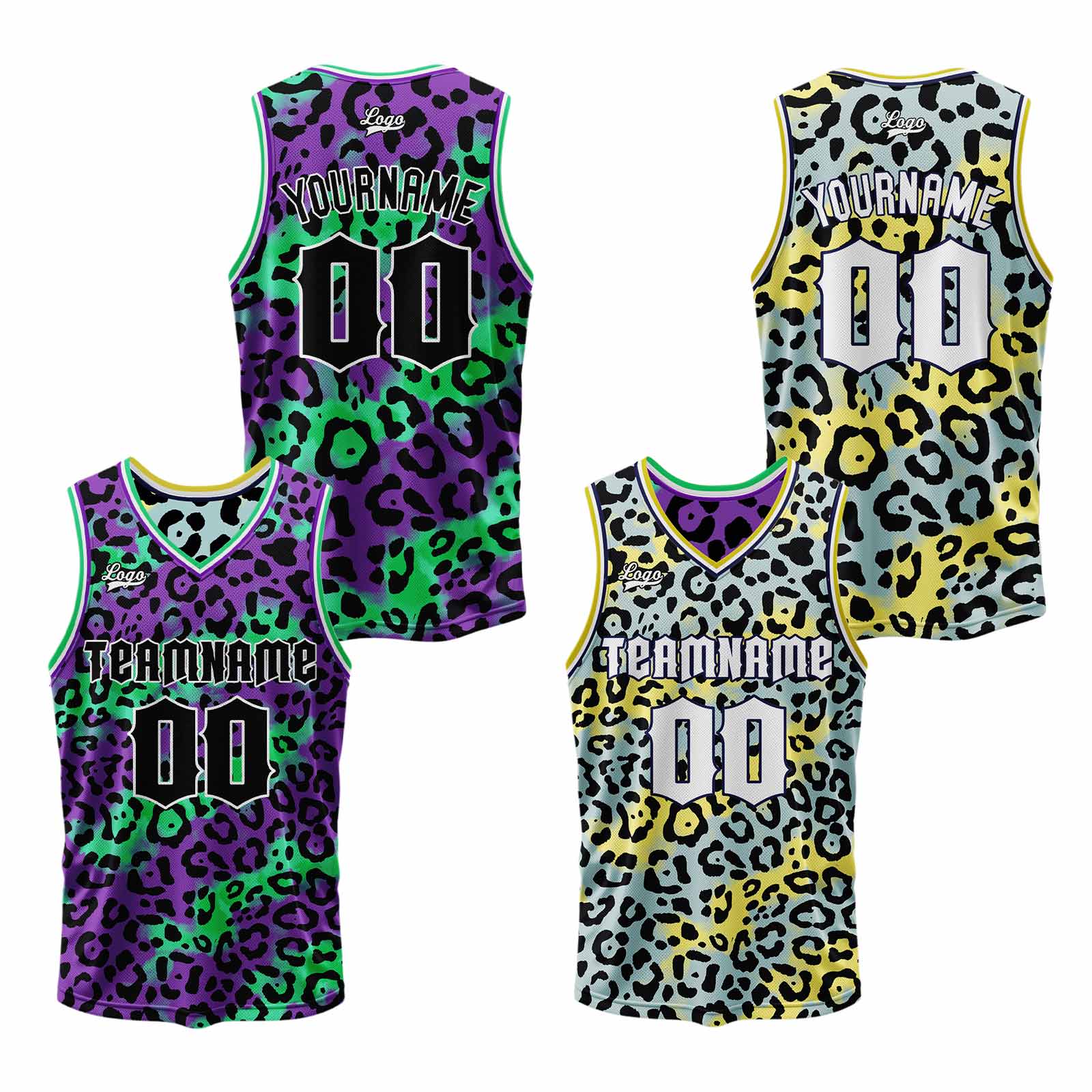 Custom Purple Iceberg Blue Reversible Basketball Suit for Adults and Kids Personalized Jersey enthsush