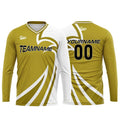 Custom  Turmeric Basketball Soccer Football Shooting Long T-Shirt for Adults and Kids enthsush