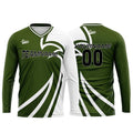 Custom Olive Green Basketball Soccer Football Shooting Long T-Shirt for Adults and Kids enthsush