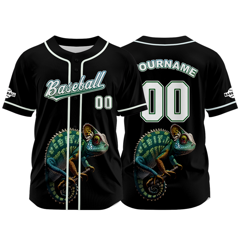 Custom Black Baseball Jersey Personalized Baseball Shirt for Men Women Kids Youth