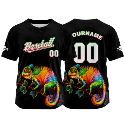 Custom Black Baseball Jersey Personalized Baseball Shirt for Men Women Kids Youth enthsush