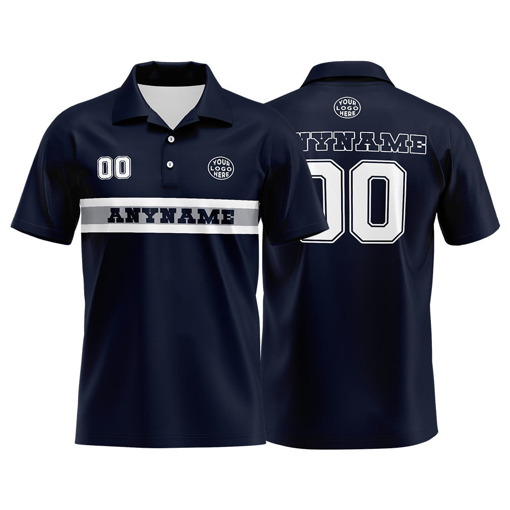 Custom Football Polo Shirts  for Men, Women, and Kids Add Your Unique Logo&Text&Number Dallas enthsush