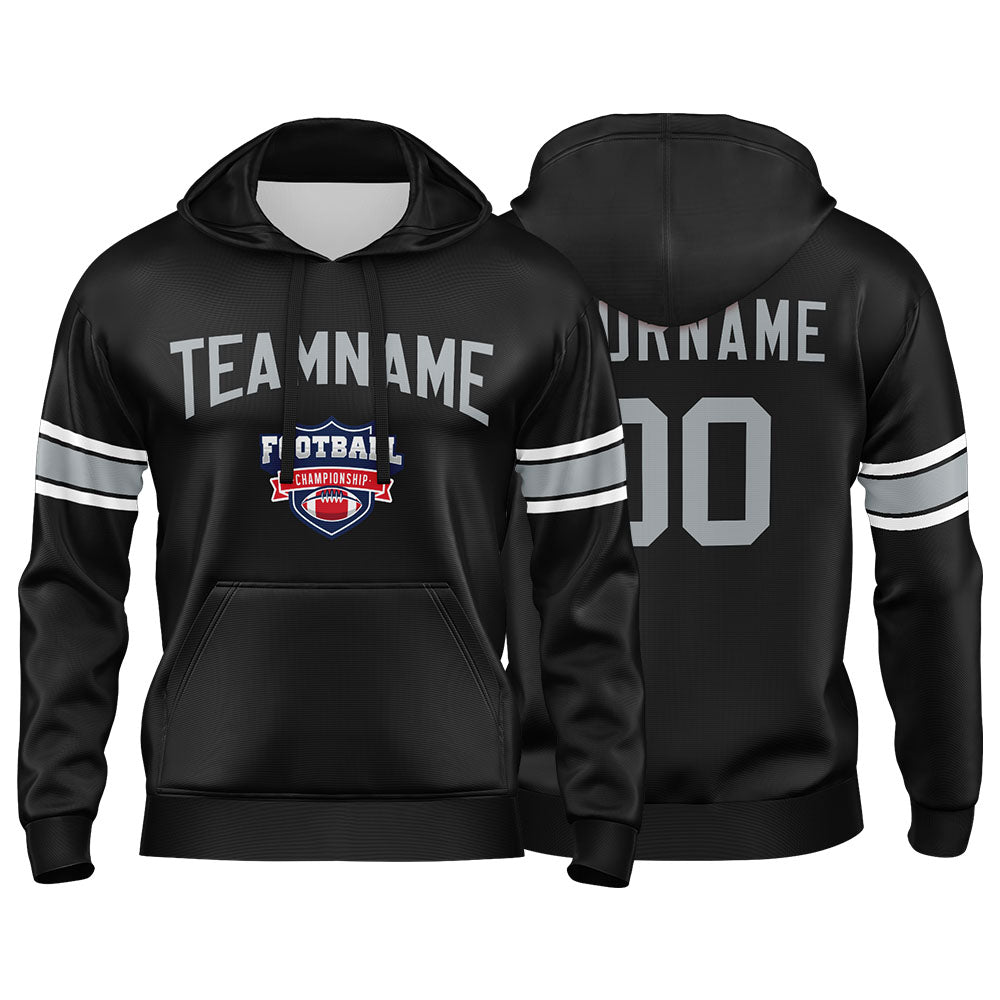 Custom Sweatshirt Hoodie For Men Women Girl Boy Print Your Logo Name Number Black&White&Gray enthsush