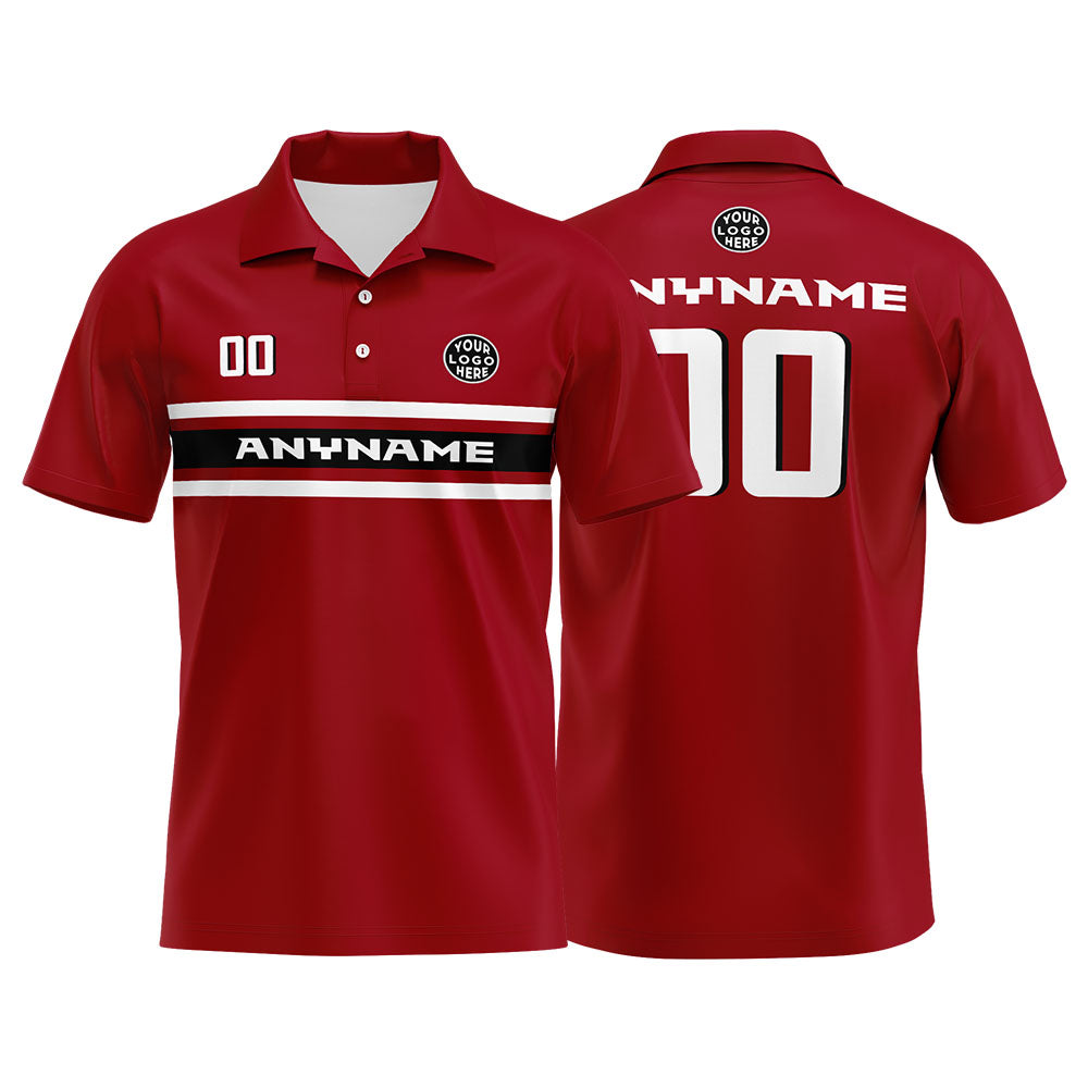 Custom Football Polo Shirts  for Men, Women, and Kids Add Your Unique Logo&Text&Number Atlanta enthsush