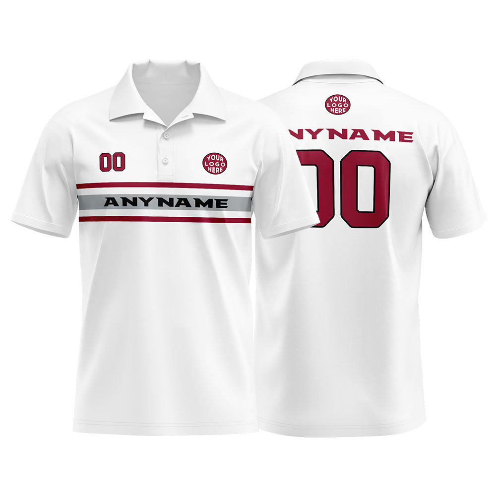 Custom Football Polo Shirts  for Men, Women, and Kids Add Your Unique Logo&Text&Number Arizona enthsush