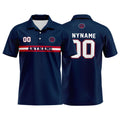 Custom Football Polo Shirts  for Men, Women, and Kids Add Your Unique Logo&Text&Number New England enthsush