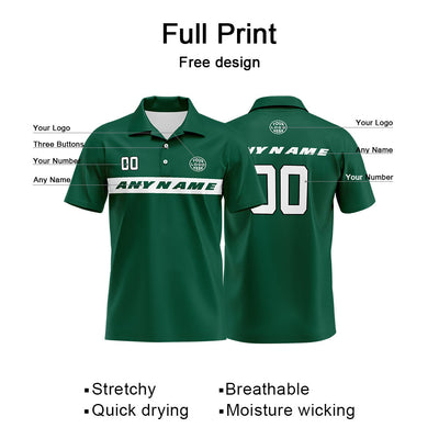 Custom Football Polo Shirts  for Men, Women, and Kids Add Your Unique Logo&Text&Number New York enthsush