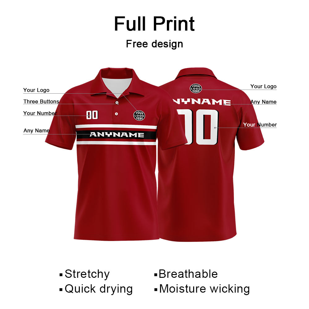 Custom Football Polo Shirts  for Men, Women, and Kids Add Your Unique Logo&Text&Number Atlanta enthsush