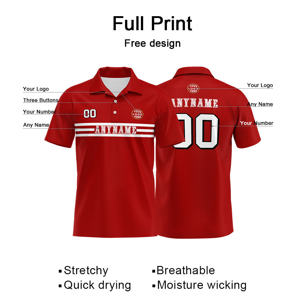 Custom Football Polo Shirts  for Men, Women, and Kids Add Your Unique Logo&Text&Number San Francisco enthsush