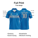 Custom Football Polo Shirts  for Men, Women, and Kids Add Your Unique Logo&Text&Number Detroit