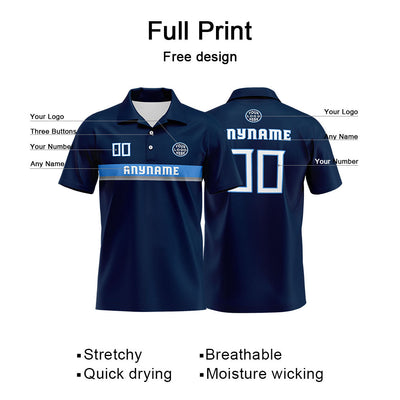 Custom Football Polo Shirts  for Men, Women, and Kids Add Your Unique Logo&Text&Number Tennessee enthsush