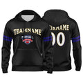 Custom Sweatshirt Hoodie For Men Women Girl Boy Print Your Logo Name Number Black&Purple&White&Gold enthsush