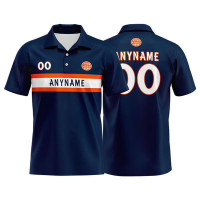 Custom Football Polo Shirts  for Men, Women, and Kids Add Your Unique Logo&Text&Number Denver enthsush