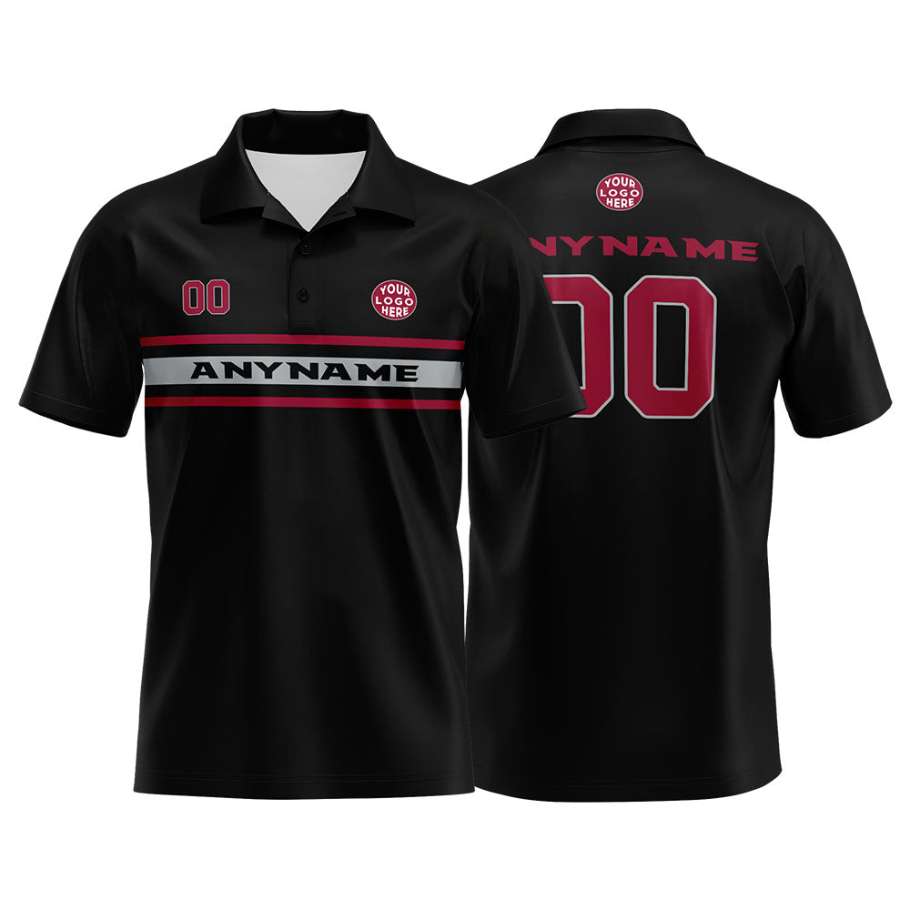 Custom Football Polo Shirts  for Men, Women, and Kids Add Your Unique Logo&Text&Number Arizona enthsush