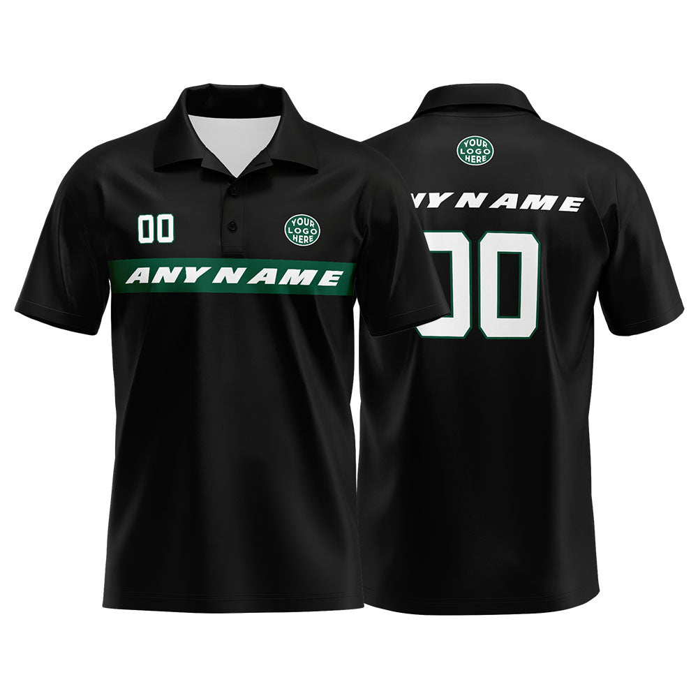Custom Football Polo Shirts  for Men, Women, and Kids Add Your Unique Logo&Text&Number New York enthsush