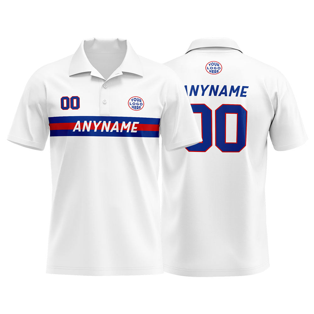 Custom Football Polo Shirts  for Men, Women, and Kids Add Your Unique Logo&Text&Number New York enthsush