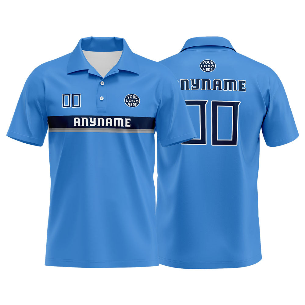 Custom Football Polo Shirts  for Men, Women, and Kids Add Your Unique Logo&Text&Number Tennessee enthsush