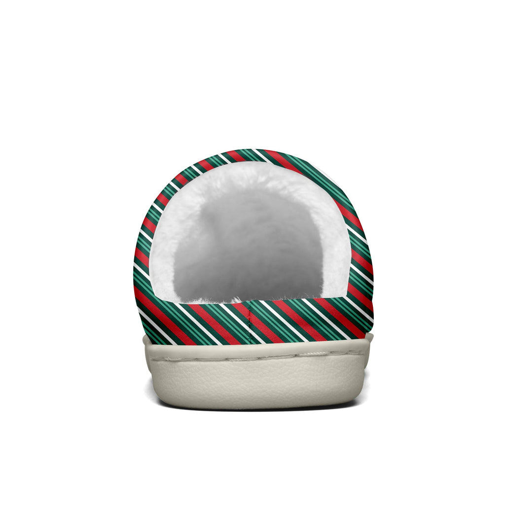 Custom Your Own Personalized Cotton Slippers for Dog Cat Lover Add Any Text Photoes Red&Green&White Christmas enthsush