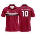 Custom Football Polo Shirts  for Men, Women, and Kids Add Your Unique Logo&Text&Number Arizona enthsush