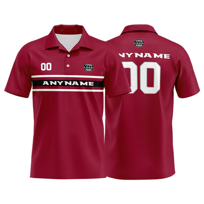 Custom Football Polo Shirts  for Men, Women, and Kids Add Your Unique Logo&Text&Number Arizona enthsush