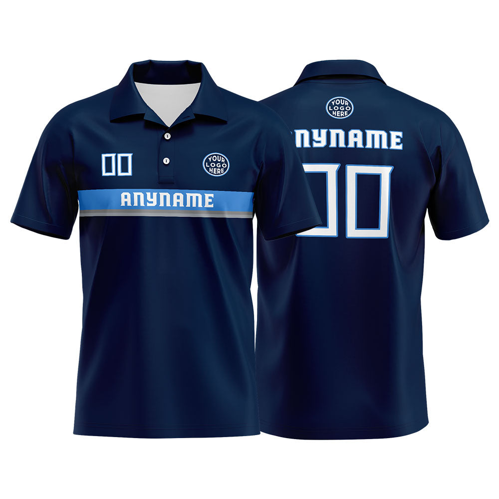 Custom Football Polo Shirts  for Men, Women, and Kids Add Your Unique Logo&Text&Number Tennessee enthsush