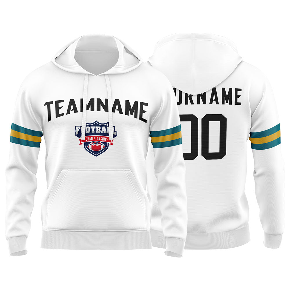 Custom Sweatshirt Hoodie For Men Women Girl Boy Print Your Logo Name Number White&Black&Teal&Gold enthsush
