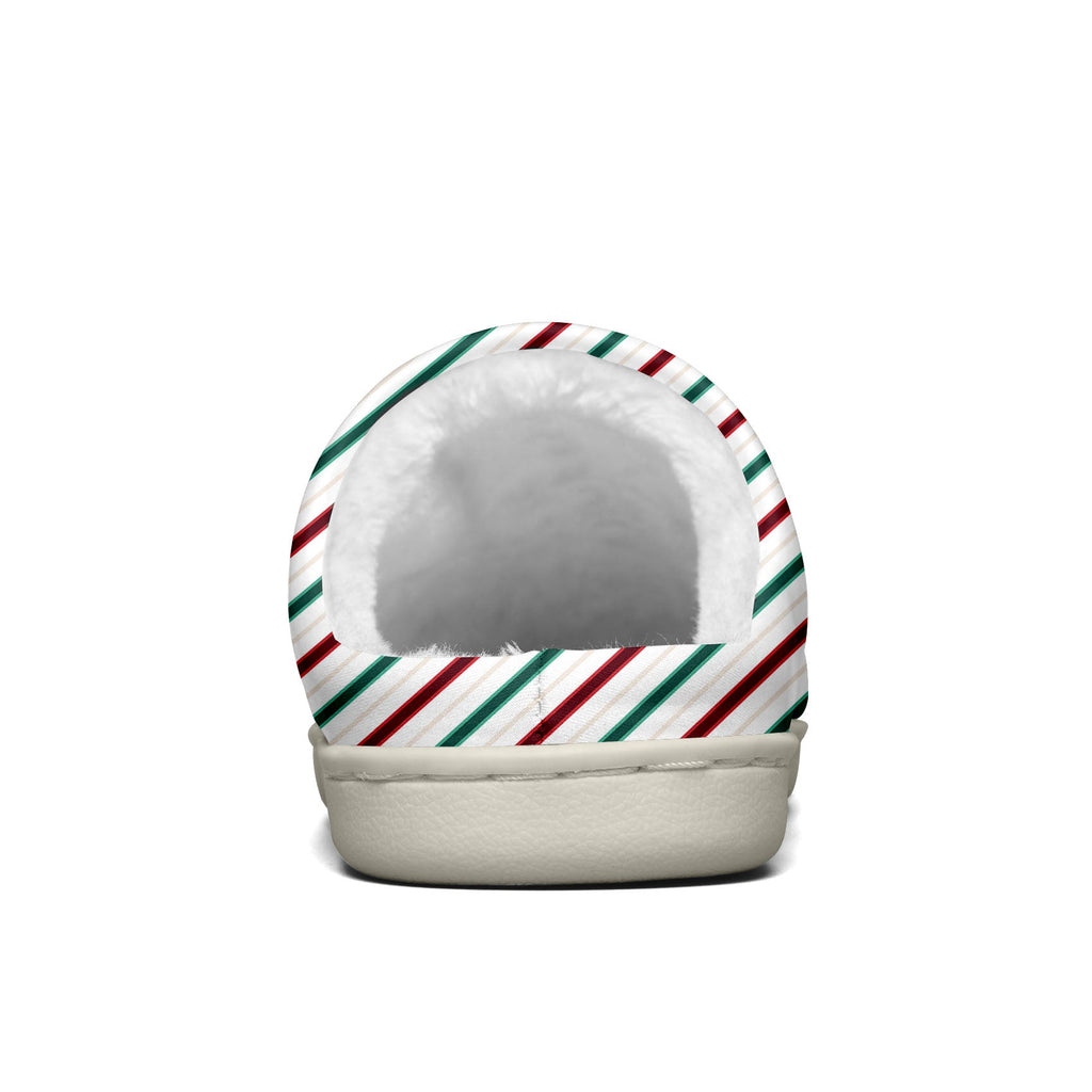 Custom Your Own Personalized Cotton Slippers for Dog Cat Lover Add Any Text Photoes Red&Green&White Christmas enthsush