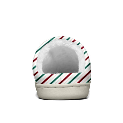 Custom Your Own Personalized Cotton Slippers for Dog Cat Lover Add Any Text Photoes Red&Green&White Christmas enthsush