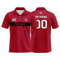 Custom Football Polo Shirts  for Men, Women, and Kids Add Your Unique Logo&Text&Number Tampa Bay enthsush
