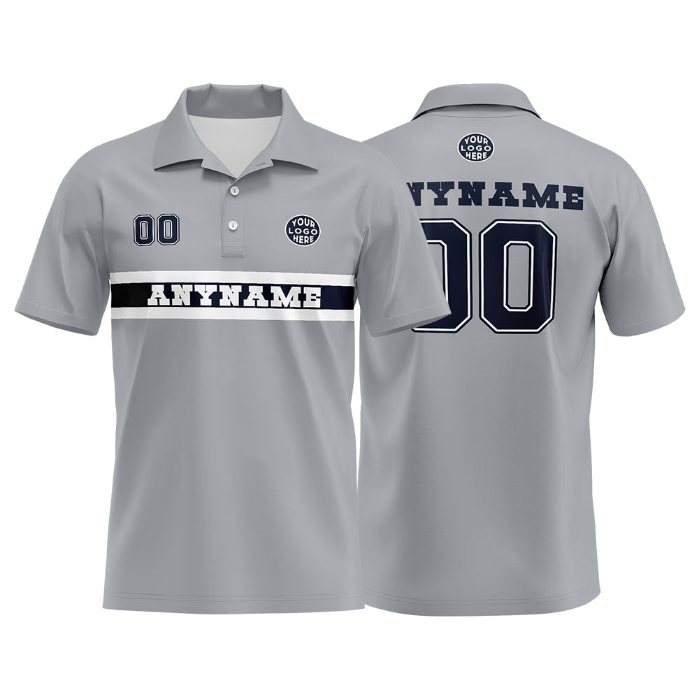Custom Football Polo Shirts  for Men, Women, and Kids Add Your Unique Logo&Text&Number Dallas enthsush