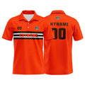 Custom Football Polo Shirts  for Men, Women, and Kids Add Your Unique Logo&Text&Number Cleveland enthsush