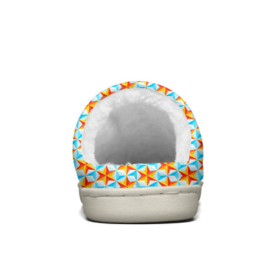 Custom Your Own Personalized Cotton Slippers for Dog Cat Lover Add Any Text Photoes Orange Star enthsush