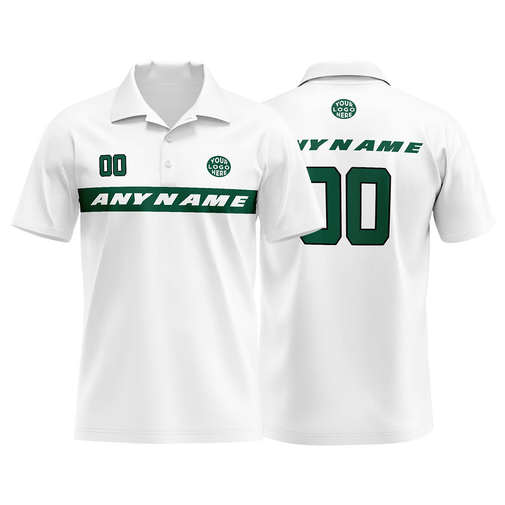 Custom Football Polo Shirts  for Men, Women, and Kids Add Your Unique Logo&Text&Number New York enthsush