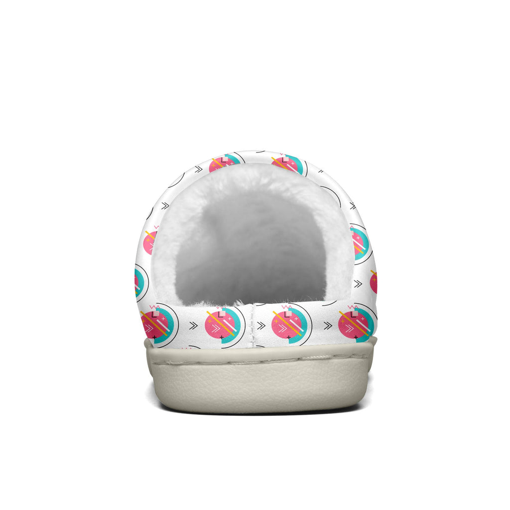 Custom Your Own Personalized Cotton Slippers for Dog Cat Lover Add Any Text Photoes White&Pink&Teal enthsush