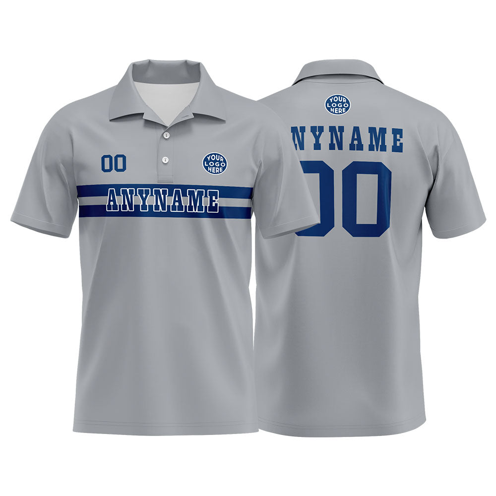 Custom Football Polo Shirts  for Men, Women, and Kids Add Your Unique Logo&Text&Number Indianapolis enthsush