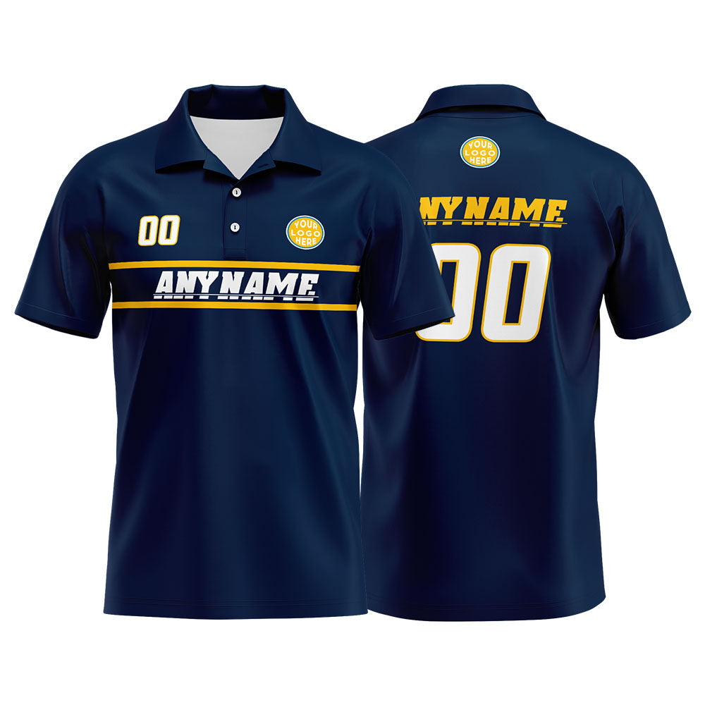 Custom Football Polo Shirts  for Men, Women, and Kids Add Your Unique Logo&Text&Number Los Angeles enthsush