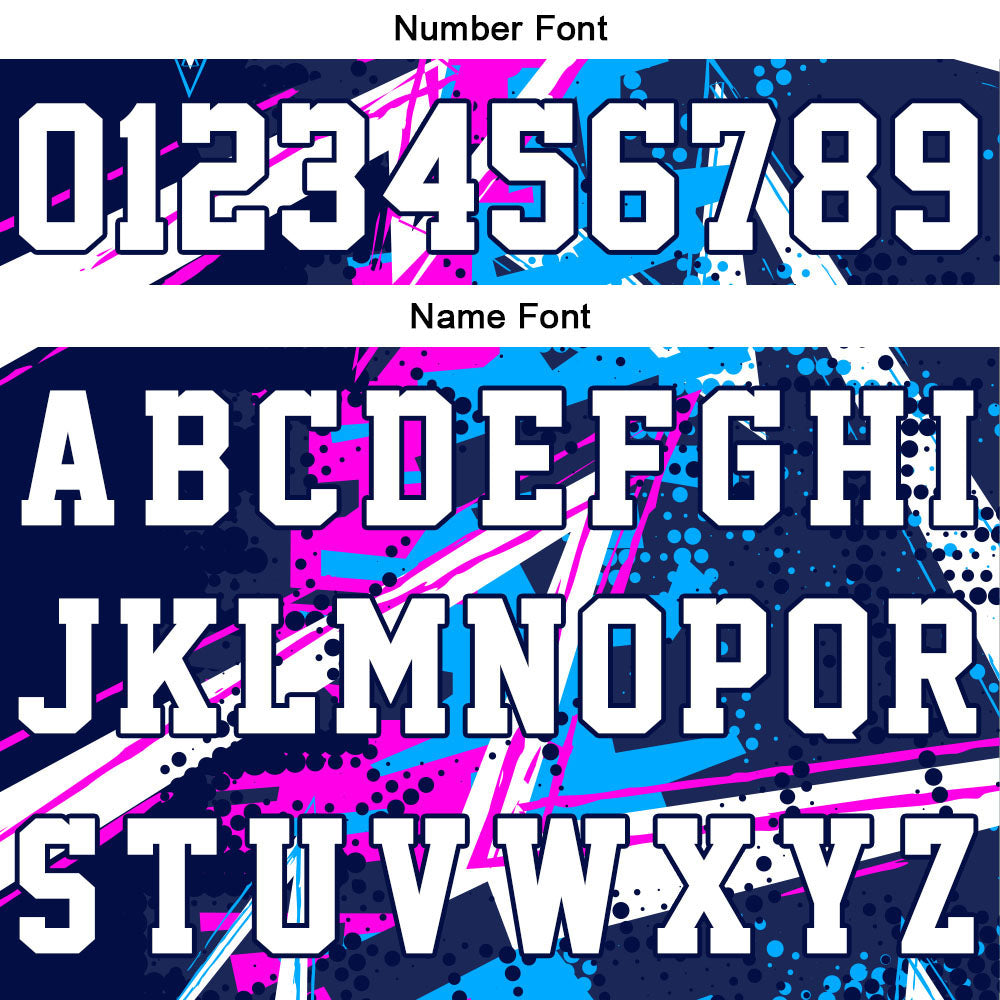 Custom Reversible Basketball Suit for Adults and Kids Personalized Jersey Pink&Blue enthsush
